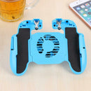 H5 Mobile Gaming Game Pad Controller Joystick w/Cooler Cooling Fan for PUBG