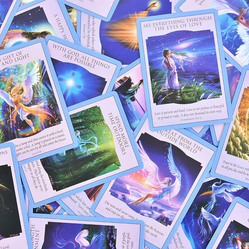 Love Light Divine Guidance Oracle 44PCS/Set English Tarot Card Set Board Gam Hn
