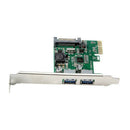 2X(Pci-E to Usb3.0 Dual Ports Expansion Card Pci Express Adapter Nec720202