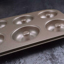 6 Cups Muffin Cake Mould Metal Cupcake Mold Non-Stick Donut Baking Pan