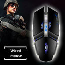G3 Wired Optical Gaming 4 Gear 3200DPI 8 Button LED Professional USB Mouse