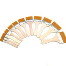 12pcs Acrylic Soft Oil Painting Nylon Watercolor Paint Brush Wood Handles