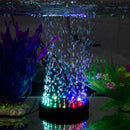 Aquarium Underwater LED Light Air Bubble Stone Multi Color For Fish Tank Round