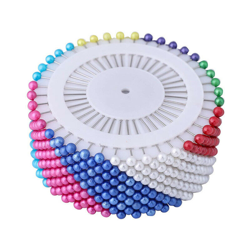 1.5 Inch Color Dressmaker Pins with Pearlized Ball Head Sewing Pins Straigh E6G5