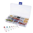 Multicolor Safety Pins Pack of 500, Safety Pins Bulk, for Home, Office Use,