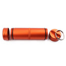 Aluminum Alloy Waterproof Case First-Aid Medicine Bottle with Key Ring A