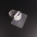 New Pure Clear Jelly Silicone Nail Art Stamper Scraper Sets Transparent Pol J1W7