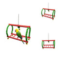 2x Parrots Perch Cockatiels Ladder Toys For Medium