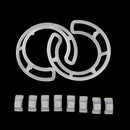1pair Transparent Controller Frame VR Cage Protective Cover for Oculus Quest 2