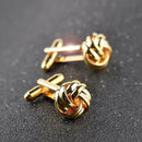 1 Pair Fashion Cannabis Cufflinks Cuff Links Womens Mens Dress Business Wed L5E3