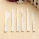 6 Pc Oil Painting Plastic Spatula Palette Set Kits For Art HOTSALE Craft Z8 R8L5