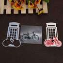 2pcs/set Silicone Transparent Seals Clear Stamps+Cutting Die for DIY Album