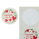 120X(10sheet) heart wreath especially for you Sealing Stickers Gift Box Labels !