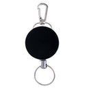2pcs Practical Retractable Metal Wire Rope Keyring Key Chain Clip Outdoors