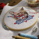 5Pcs 13-26Cm Frame Hoop Circle Embroidery Round Machine Bamboo For Cross St X3I1