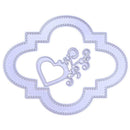 2pcs Heart Flowers DIY Metal Cutting Dies Crafts Stencil Embossing Decor