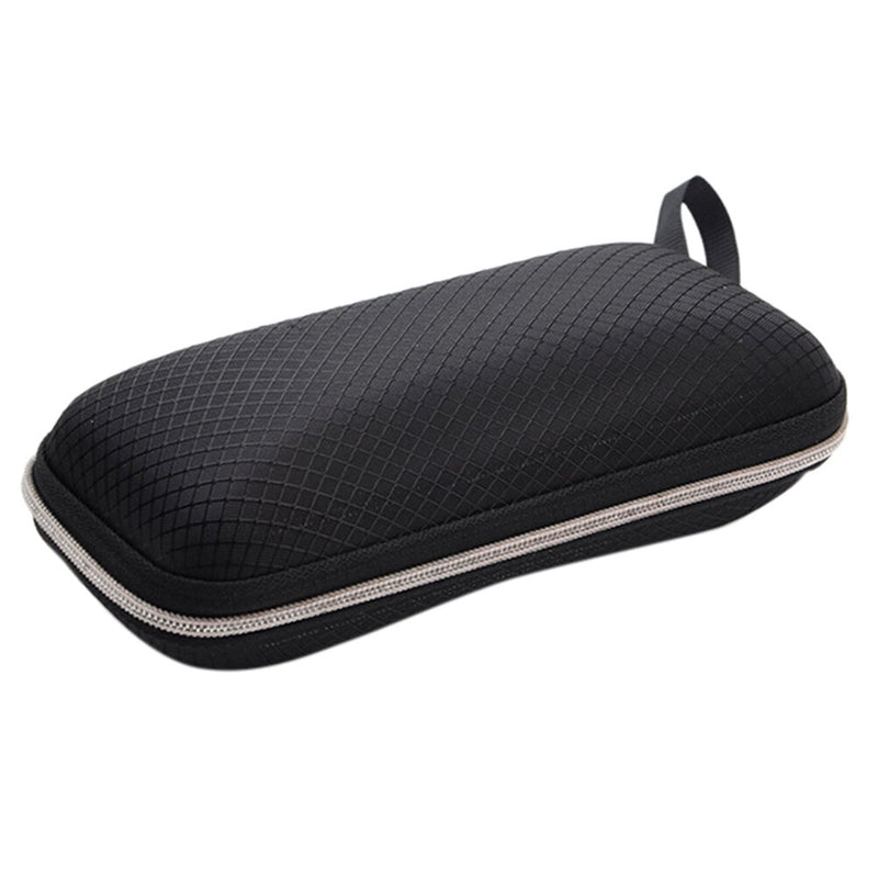 Hard Portable Rectangle Grid Zipper Glasses Case Eyewear Box for Sunglasses  Gw