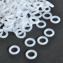 120Pcs Silicone Rubber O-Ring Switch Dampeners White For Cherry MX Keyboard@ Gw