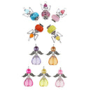 10x Mixed Acrylic Angel  Charms Pendant for Key Ring Hanging Decoration