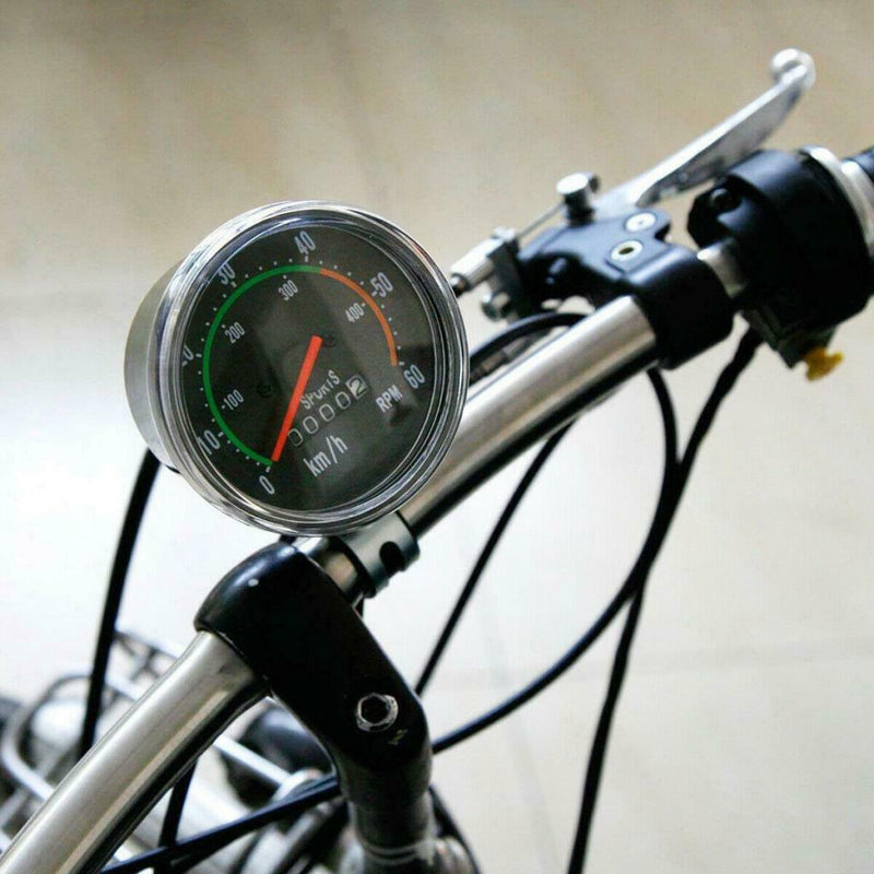 Speedometer Analog Odometer Universal Bike Computer Mechanical Cycling