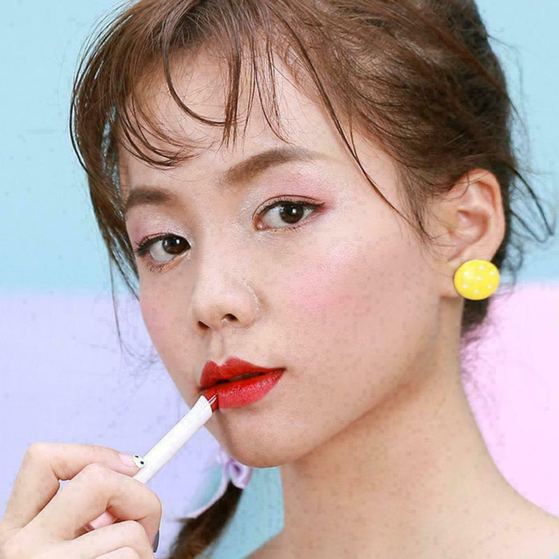 4pcs/Set Make up Lipstick Set Matte Velvet long-lasting Pipe Creative Lipst T1N0