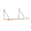 1Pcs Wooden Organizer Holder and Iron Wall Shelf Hanging Storage Newest Useful