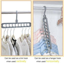 Magic Hangers Organizer,Rotate Anti Skid Hanger,Space Saving Hangers,Foldab Q5L1