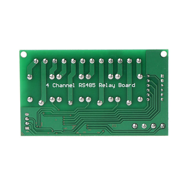 4CH 12V Modbus PC RTU UART RS485 Relay Board for PLC Lamp LED PTZ Camera Control