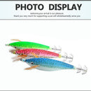 5pcs 11cm Fishing Lure Squid Lures Wood Shrimp Bait Wobbler Luminous Squid
