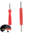 2Pcs Car Motorcycle Tyre Valve Core Wrench Removal Tool Dual End Installation-3C