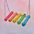 Bird Hanging Swing Toys Wood Parrot Parakeet Perches Finches Pets Accessor Gw