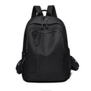 Women Backpack Oxford School Shoulder Bag Travel Casual Rucksack (Black)