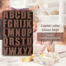Silicone Chocolate Mold Letters Fondant Biscuit Decorating Tools Bakeware