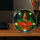 DIY LED Special Shaped Diamond Painting Christmas Candle Night Light Decor