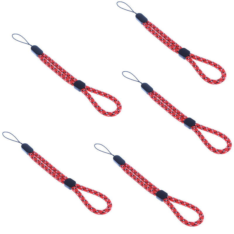 5 Pack Hand Wrist Straps Lanyard for Phone Camera USB Flash Drives ID Name