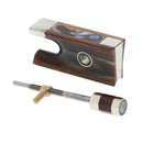 Ox Horn Wood Violin Bow Frog With Colorful Shell For Violinist