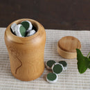 Natural Bamboo Tea Canisters Tea Leaf Container Kitchen Storage Pots Jars