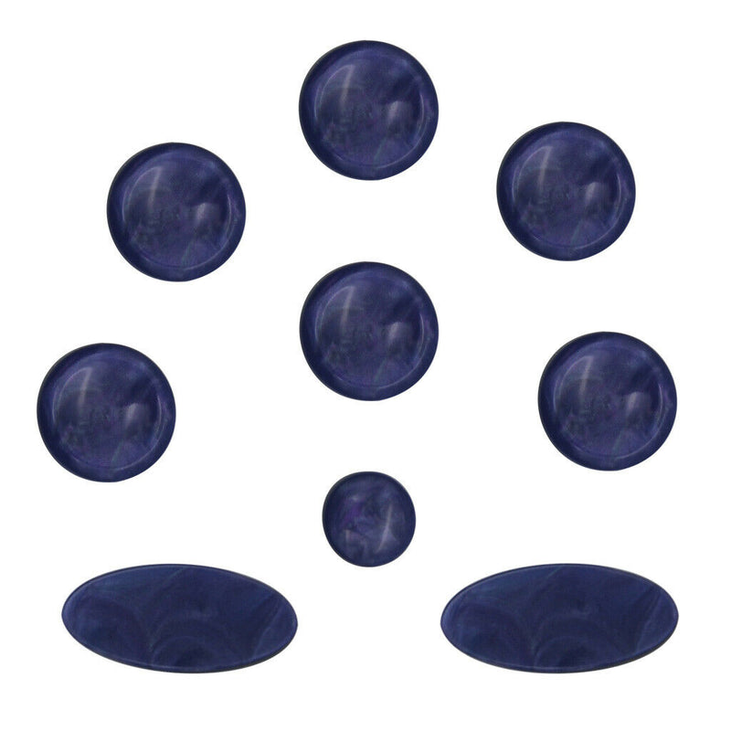 High Quality 9pcs/set Alto Tenor Soprano Saxophone Sax key buttons inlays A