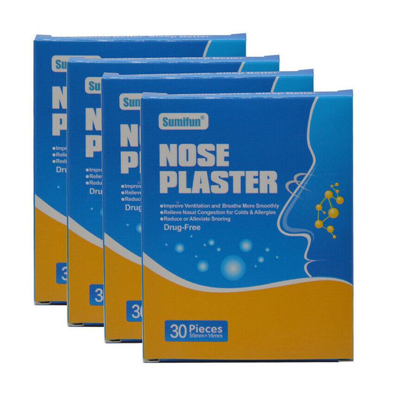30x Anti Snore Stop Snoring Pach Sleep Apnea Aid Cessation Easier Breathe Strip