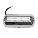 50W Stainless Steel 27LED Blue Underwater Pontoon Marine Boat Transom Light