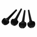 New 4 Pieces 4/4 Wooden Ebony Cello Pegs Black C5A2