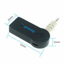 Black AUX 3.5mm Wireless Bluetooth Audio Music Receiver Hands-free Calling