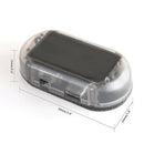 Car Solar Power Simulated Dummy Alarm Warning Anti-Theft Led Flashing Secur
