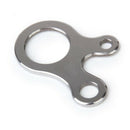 Rope Fixing Clip 3 Holes Slip Runner Shroud Tensioner Stainless Steel for C