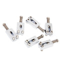 Set Of 6pcs Electric Guitar Bridge Saddles In Chrome 10.5mm String Spacing