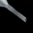 2x 60mm Plastic Clear Long Stem Gauge Funnel For Lab Tester Liquid Spout