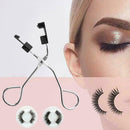Magnetic Eyelashes Clips Set - 2pairs Eyelashes&golden Curler Eyelash O2O4