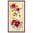 DIY  Diamond Cross Stitch Painting "Five-Flavored Fish " Home Decor