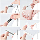 22 in 1 Pedicure Sets Kit Tools Nail Files Clipper Scraper Foot Care Rasp Callus