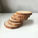 10pcs 10-12CM Wood Log Slices Discs Wooden Craft Embellishment for DIY Craf